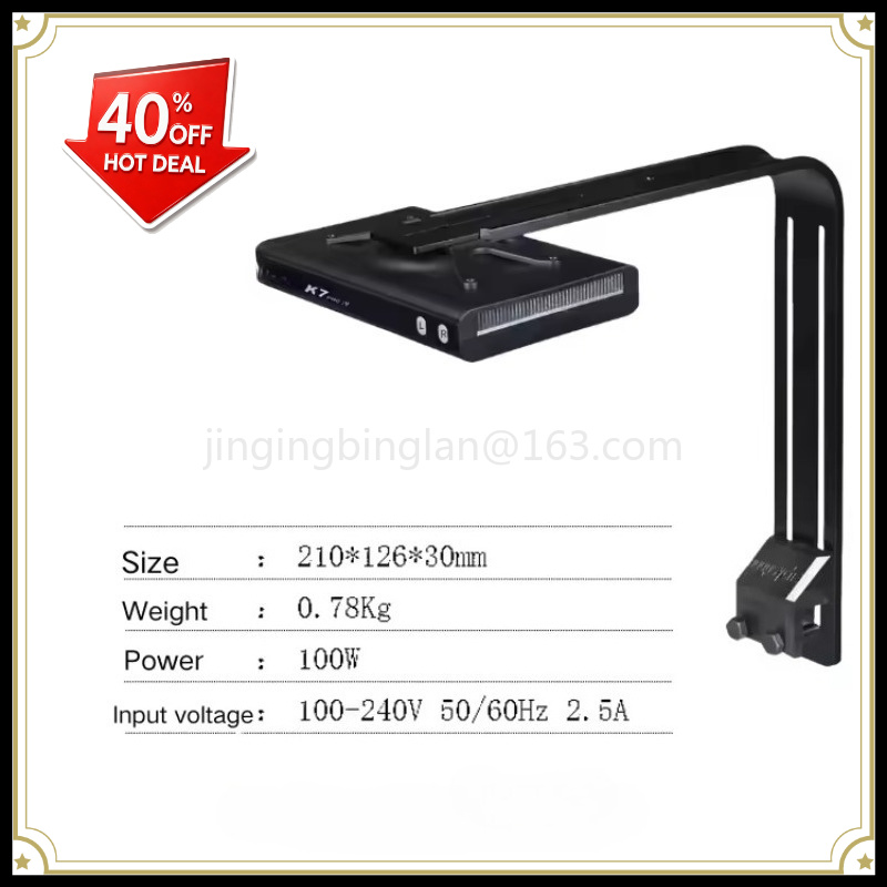 Marine Aquarium Tank For Sale - 工場直販の新型K7 PRO IV 100WフルスペクトルWiFi制御可能な海水水槽用LEDライト（マリンフィッシュタンク用）
