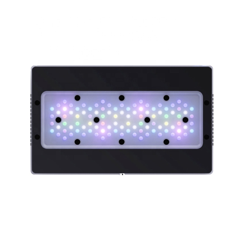 Marine Aquarium Used - 215W WiFi プログラム可能な日没日出フルスペクトル海水サンゴ礁用マリンLED水槽ライト