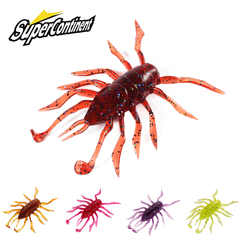 Marine Salt Mix - 2023 スーパーコンチネント 12 ピース/ロット水スパイダーシリコーンルアーワーム 38 ミリメートル/1.42