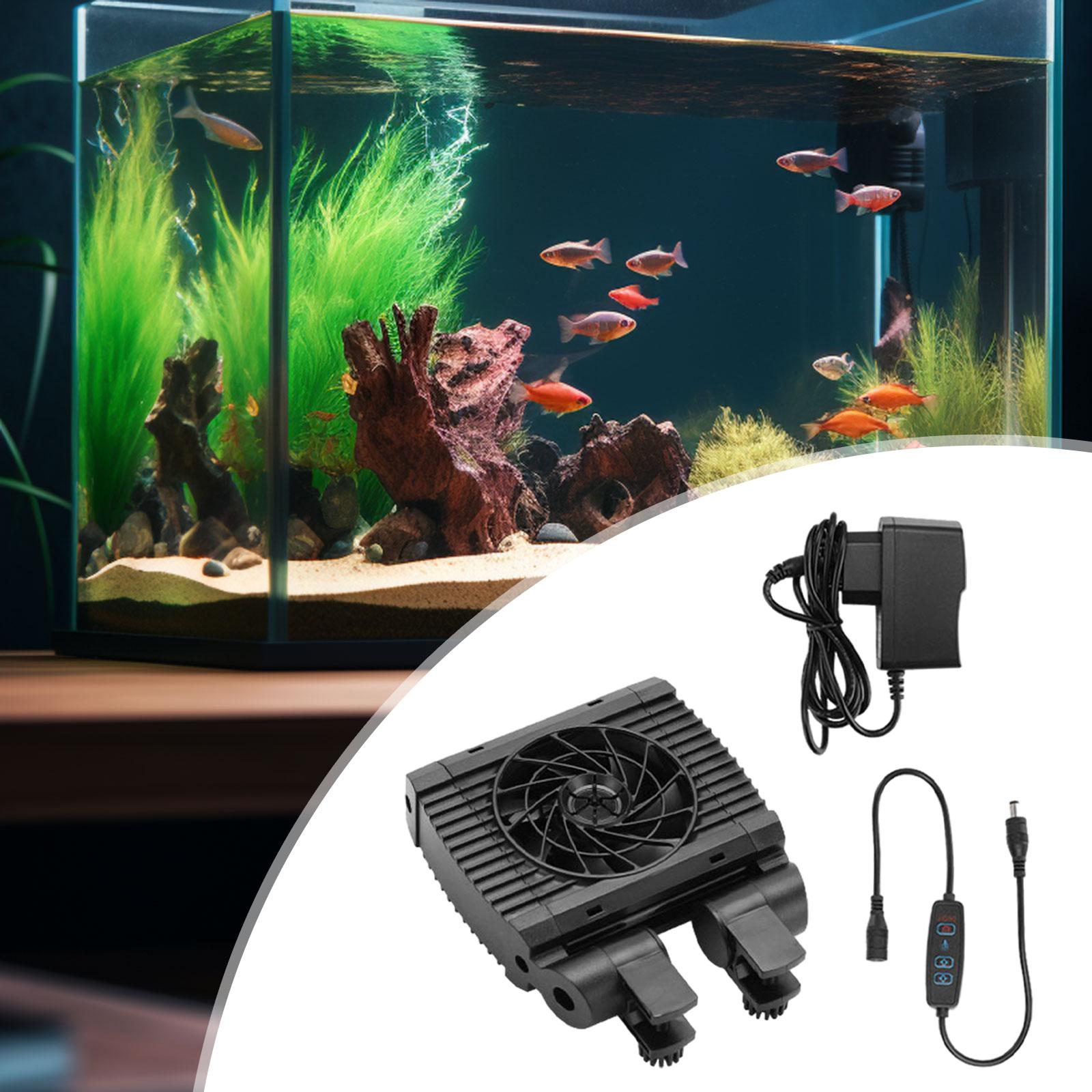 水槽冷却ファン 水族館チラー 温度調節器 海水淡水用コンパク - Marine Aquarium Temperature のレビューと価格