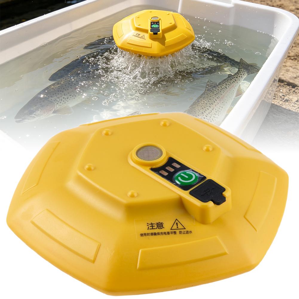 ワイヤレス充電式水槽酸素ポンプ、池の魚輸送や屋外釣り用のフロ - Marine Aquarium Equipment のレビューと価格