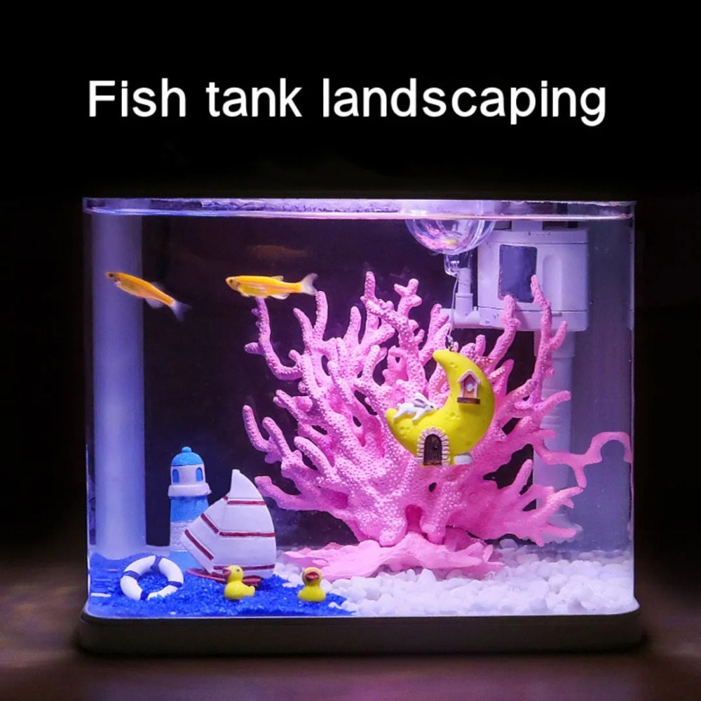 水槽用サンゴ飾り、樹脂製人工海洋硬質サンゴ、魚タンクアクアス - Aquarium Marine Plants のレビューと価格