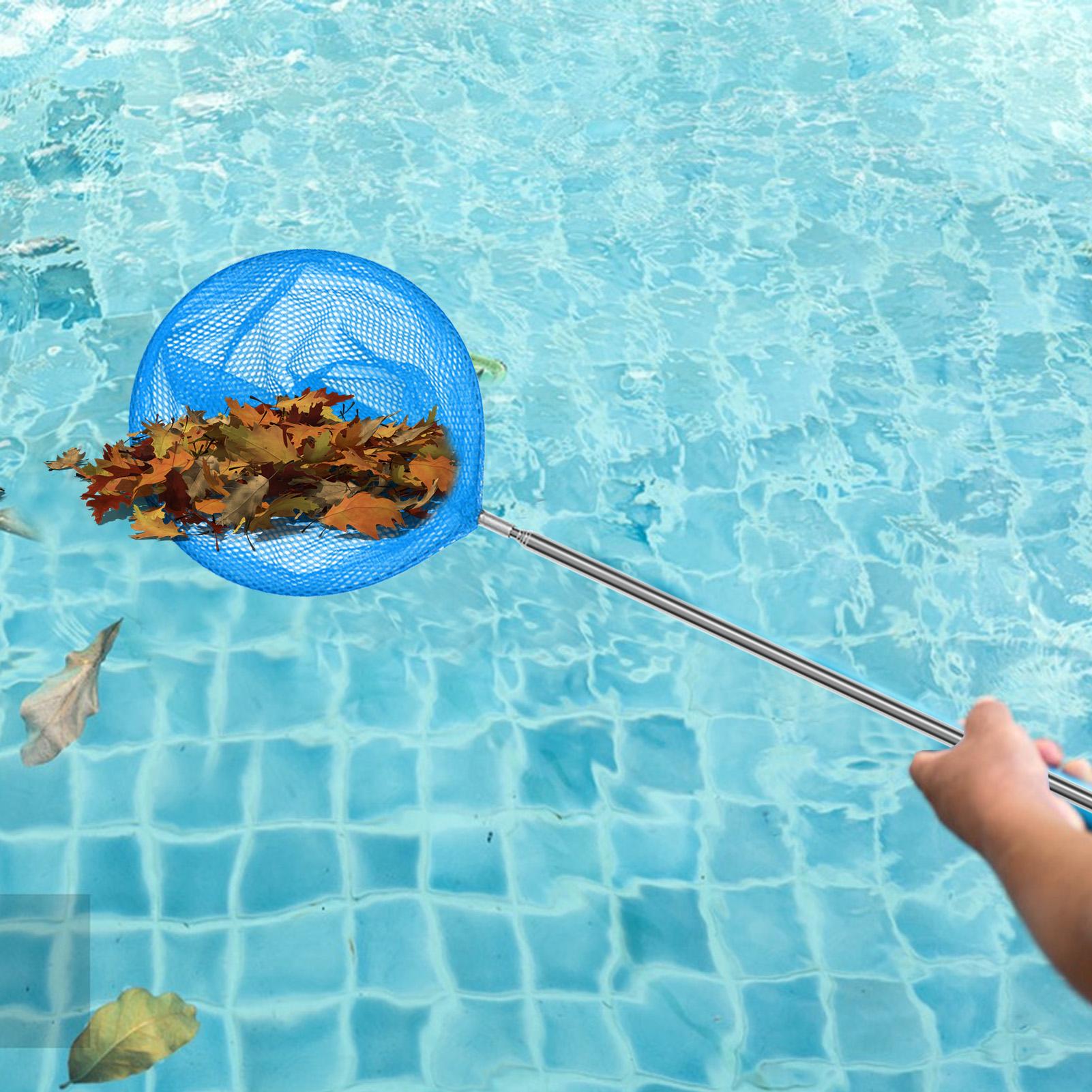 プールスキマーネット伸縮ポール付きステンレス鋼釣りネット子供 - Marine Aquarium Equipment のレビューと価格