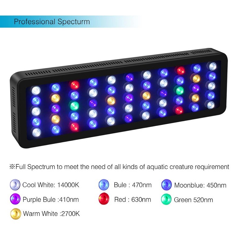 BTワイヤレスコントロールDIYスペクトルカスタマイズ工場価 - Marine Aquarium Used のレビューと価格